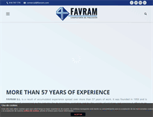 Tablet Screenshot of favram.com